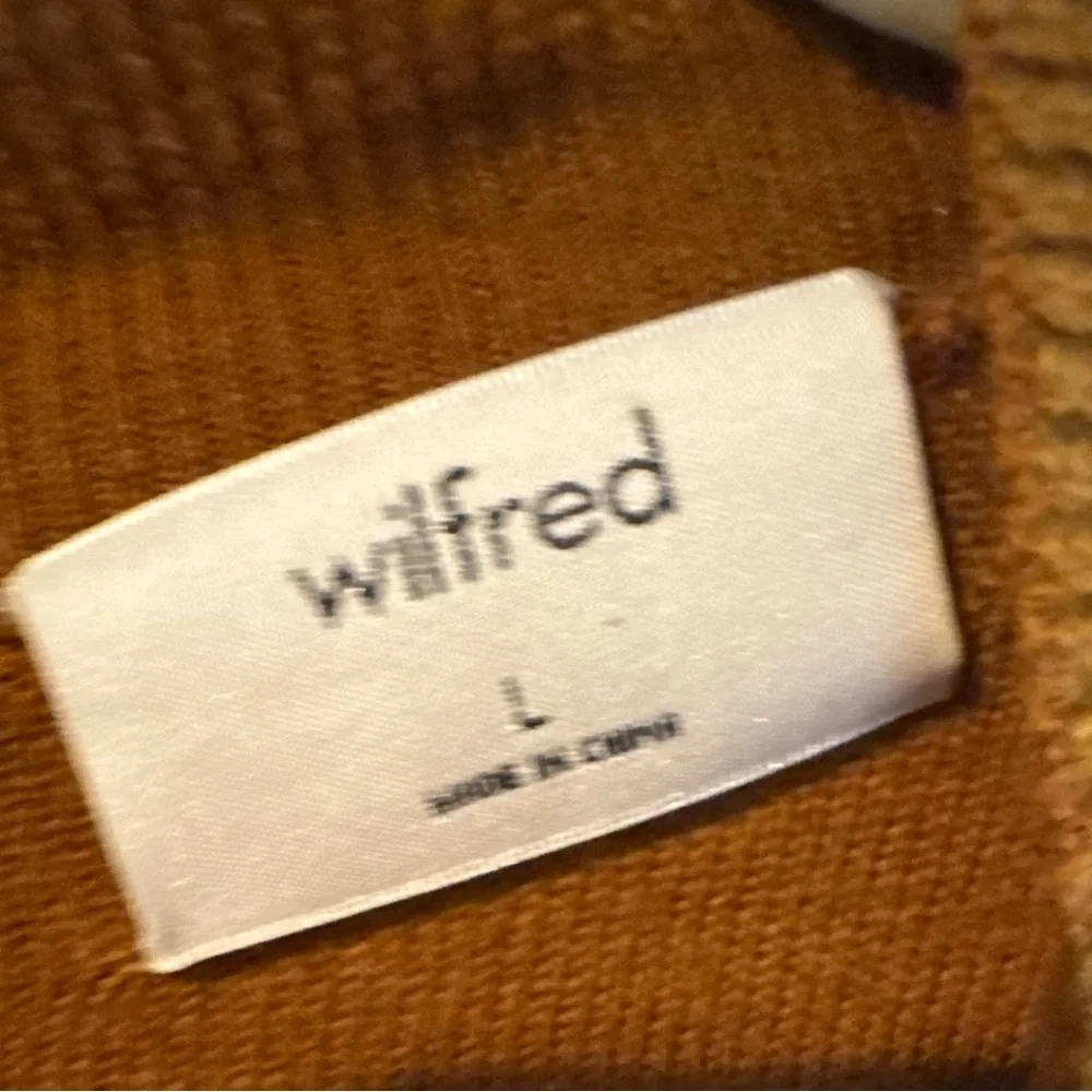 Aritzia Wilfred Tamarind Carre Long Sleeve Sweater Dress - Size L NWT